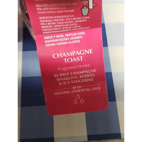 BBW Guzmania Air Plant Fragrance Wallflower Plug In w. Champagne Toast Refill - Picture 2 of 2